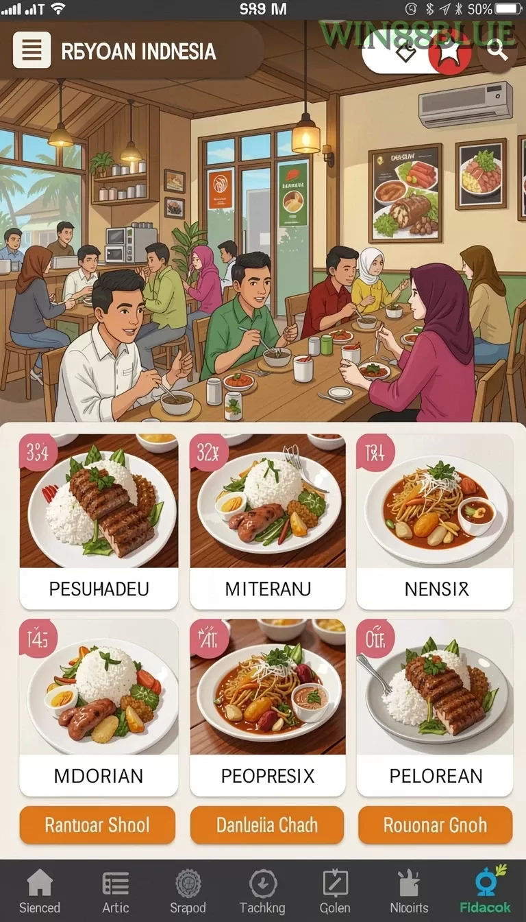 Cuplikan layar MADU303 — halaman utama