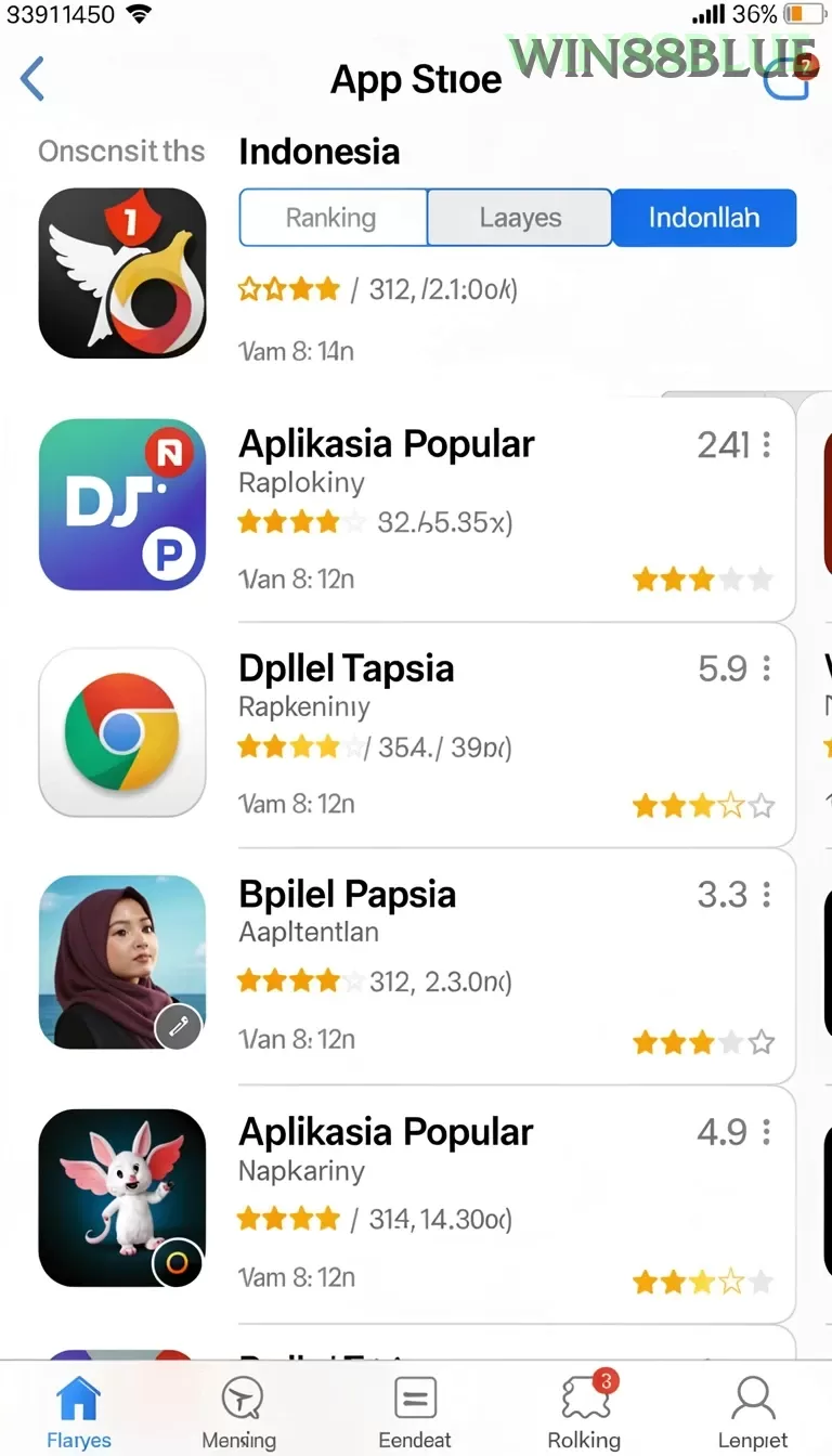 Cuplikan layar BIGWIN189 — aktivitas